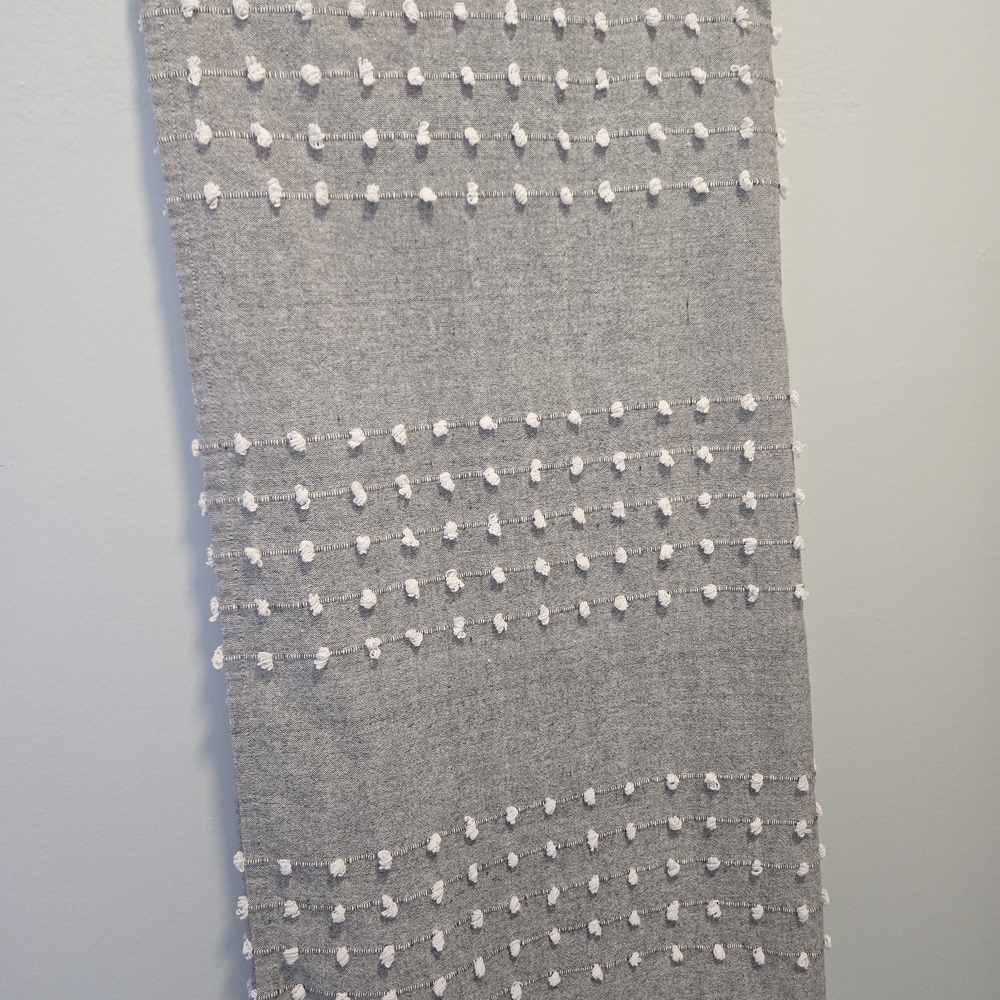 Cotton Black & White Shower Curtain